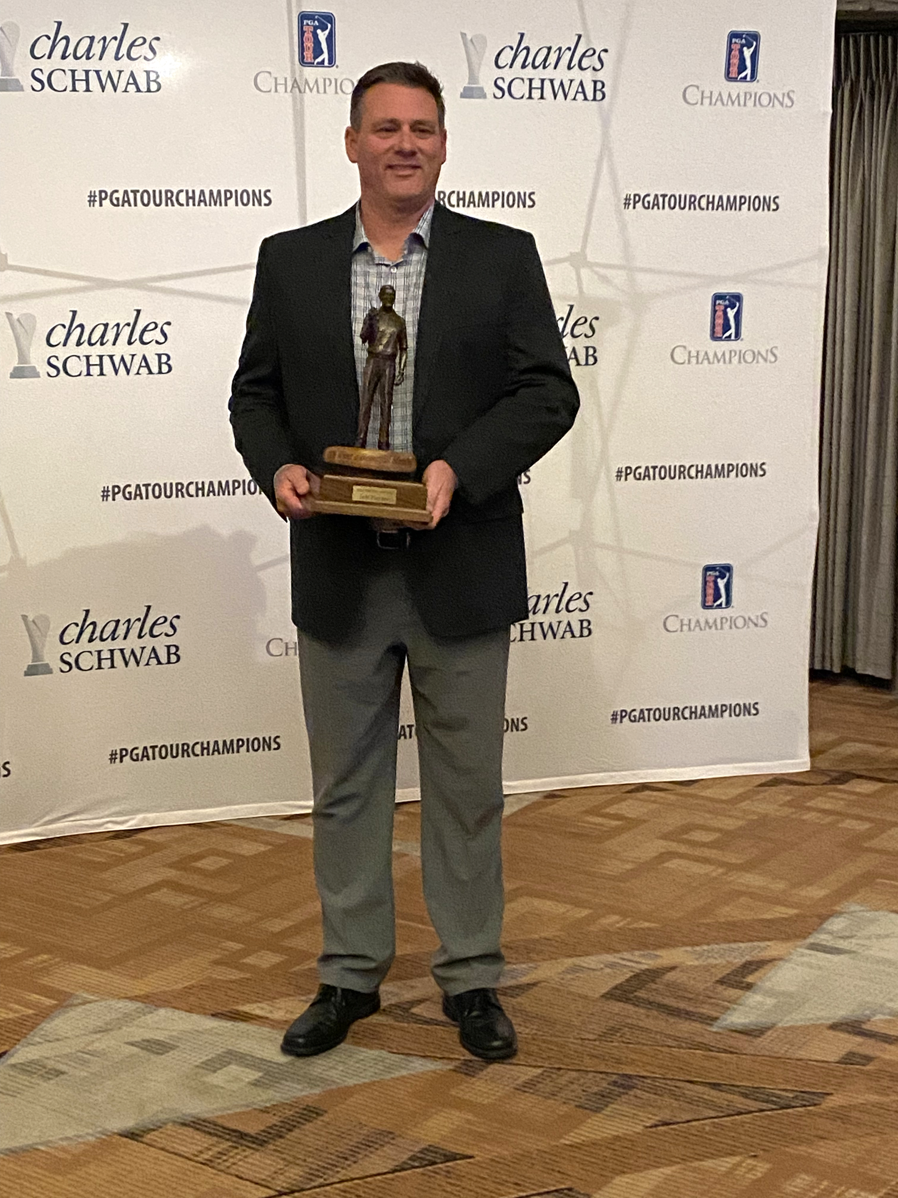 Jeff Purser with Bruno Award